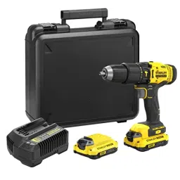 STANLEY 20 V Brushed Hammer Drill Machine (With Battery), SCD711C2K-B1-picture-1