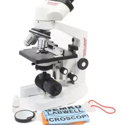 Collage Brass Optics Vet Binocular Lab Cordless LED White Medical 2000X Microscope-5