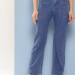 Aarika Girls Comfort Tapered Fit Mid-Rise Low Distress Stretchable Jeans-picture-38