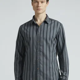 Pepe Jeans Men Opaque Striped Casual Shirt-picture-44