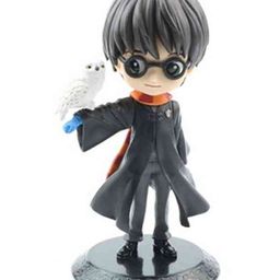 Awestuffs Harry Potter and Friends Action Figure Harry with Owl - Height 16 cm-0