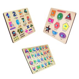VWorld Kids Pre Nursery Educational Jigsaw 3D Wooden Shape Puzzles Pack of 3 Multicolour - 45 Pieces-12
