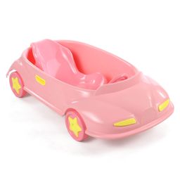 Baby Bath Tub with Car Design Sling - Pink-11