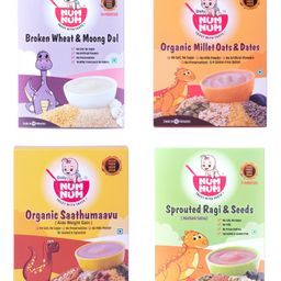 Numnum Organic Trial Combo Pack of 4 - 50 g Each-19