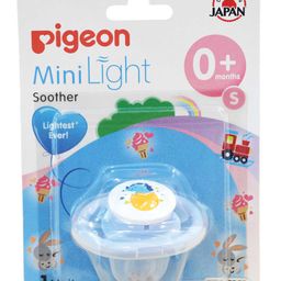 Pigeon Minilight Soother Size Small Dino Egg Print - White-14