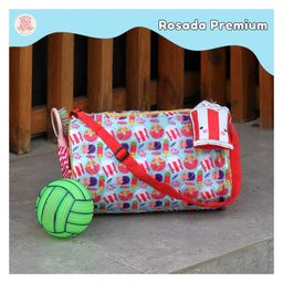 Rosada Candy Cane Kids Duffle Bag | Multipurpose Swimming, Gym, Sports, Outing and Travel Bag for Kids Boys and Girls | Lightweight Shoulder Strap Washable and Spacious with Toy Hanging-image-18