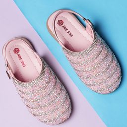 Mine Sole Stones & Beads Embellished Sandals - Pink-image-33