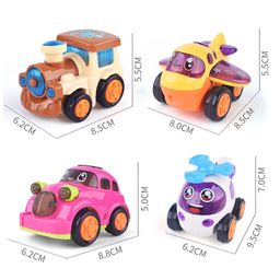 ADKD Unbreakable Friction Powered Toy Vehicle Set for Kids Pack of 4 - (Color May Vary) image 3