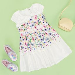Pantaloons Junior Floral Print Fit & Flare Dress-image-69