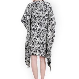 SCORPIUS Black & White Printed Open Front Shrug image 2