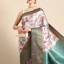 DIVASTRI Floral Zari Banarasi Saree-picture-27