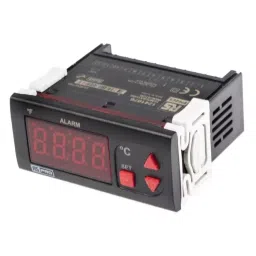 RS PRO Temperature Indicator Panel Mount 77x35 mm 1 Input 24 V AC/DC, 1241076 image 4
