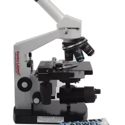 Collage High Power Black Optics Compound Inclide Monocular LED Lab Microscope1500X-95