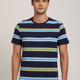 Indian Terrain Men Striped Pockets T-shirt-picture-21