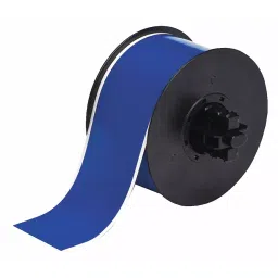 BRADY Continuous Label Roll 2-1/4 inch Width Polyester Blue, 6UMX8 (Roll of 100 Feet)-18