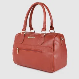 Caprese Brown Structured Handheld Bag image 5