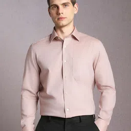 Louis Philippe Textured Pure Cotton Formal Shirt-picture-10