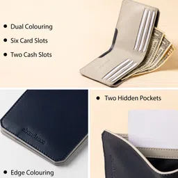 scarters Textured Two Fold Wallet image 4