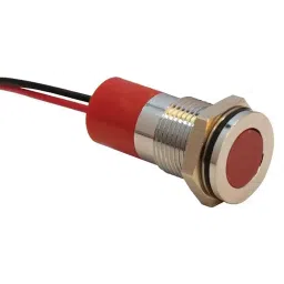 APEM INDIC FLUSH CHROME RED 12VDC,IP67, Q14F3CXXR12E-picture-13