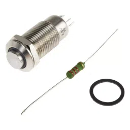 RS PRO Push Button Switch Latching Panel Mount 12 mm Cutout, 1116522-57