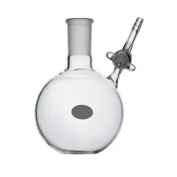 ABGIL 2 L Schlenk Boiling Flask Flat Bottom Transparent Heavy Wall with Interchangeable Joint, SFB-310-11-7