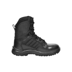 Allen Cooper Plain Toe Biker Boot High Ankle PU Sole Size 9 UK/India Black, AC-1097-image-84