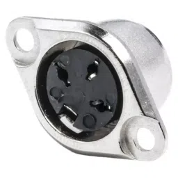 RS PRO 3 Pole DIN Socket 1A 100 V AC Push Lock Female Chassis Mount, 491083-picture-38