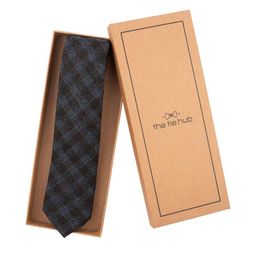 The Tie Hub Men Woven Design Wool Ascot Tie-image-38