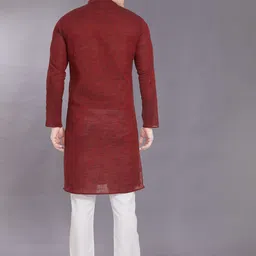 DIVISIVE Men Thread Work Kurta image 5
