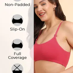 KOMLI Bralette Bra Full Coverage image 5