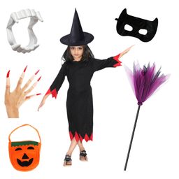 Kaku Fancy Halloween Theme Costume Set -  Black-image-14