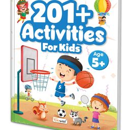 Gowoo 201+ Activities for Kids Fun Activities For Children, Learning activity book, Children activity workbook, Mazes, Patterns, Brain games, Hide and seek, Word search, Join the dots and more- English-11
