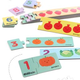 Intelliskills Count With Fruits & Vegetables Jigsaw Puzzle - 20 Pieces image 2