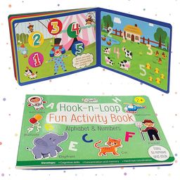 pegasus Hook Loop Fun Activity Box Set of 2 [animals & number, birds & animals] image 2