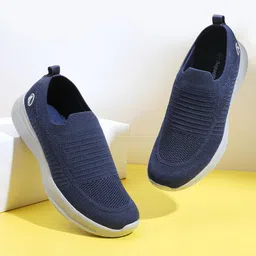 Aqualite Men Textured Slip-On Sneakers-image-52