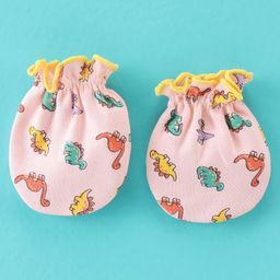 Ben Benny Interlock Mittens Dino Print Pack of 4 - Multicolour image 3