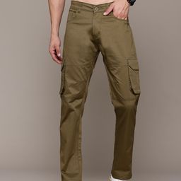 Roadster Men Relaxed Loose Fit Cargos-picture-49
