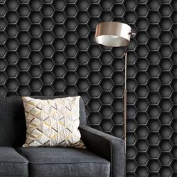 ArtzFolio Printed UV-Resistant Anti-Bacterial HexagonsPeel & Stick Wallpaper-image-78