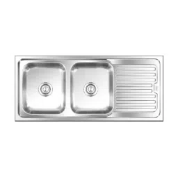 Nirali BG Kitchen Sink Popular Series Mini 1170x510 mm (46x20 inch) Glossy Finish Stainless Steel, Graceful Elegance-picture-32