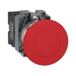 Schneider Electric Emergency Stop Mushroom Head 40 mm Harmony XB2 22 mm 1NC Red, XB2BT842C-17