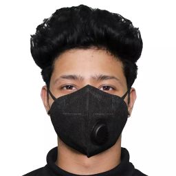 Oriley N95 5 Layer Disposable Face Mask with Nose Pin Black OR5212 (Pack of 10 Pcs)-30