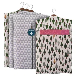 Kuber Industries Grey Set of 4 Regular Multi-Utility Organisers-35