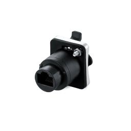 IP67 Waterproof Connector Dual RJ45 Female Ethernet Connector Panel Mount Ethernet Connector For Harsh Environments- RS6664IP67 Waterproof Connector Dual RJ45 Female Ethernet Connector Panel Mount Ethernet Connector For Harsh Environments- RS6664 image 2