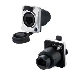 IP67 Waterproof Connector Dual RJ45 Female Ethernet Connector Panel Mount Ethernet Connector For Harsh Environments- RS6664IP67 Waterproof Connector Dual RJ45 Female Ethernet Connector Panel Mount Ethernet Connector For Harsh Environments- RS6664 image 3