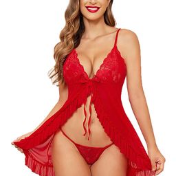 Xs and Os Net Baby Doll-image-41