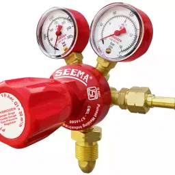 Seema (S.S.DG.HY-3) Single Stage Double Guage Hydrogen Gas Pressure Regulator-12