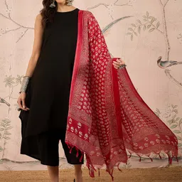 InWeave Women Regular Kurta with Palazzos & With Dupatta-picture-42