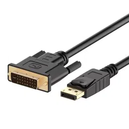 Techut DisplayPort DP to DVI Cable 1.8 m Gold-Plated Connector Up to 1920x1200 Pixels @60 Hz, Black-33