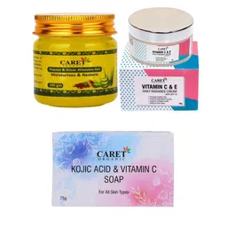 CARET ORGANIC Set Of 3 Aloe Vera Gel With Day Cream & Vitamin C Soap-31