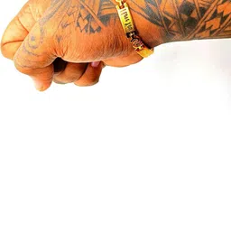 Dynamic Retail Global Men's Gold-Plated Link Bracelet-image-93